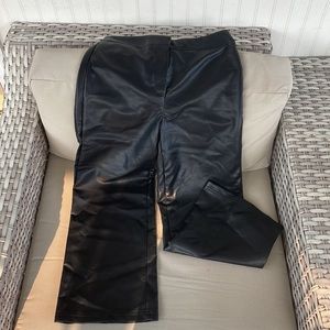 Faux Leather Pants